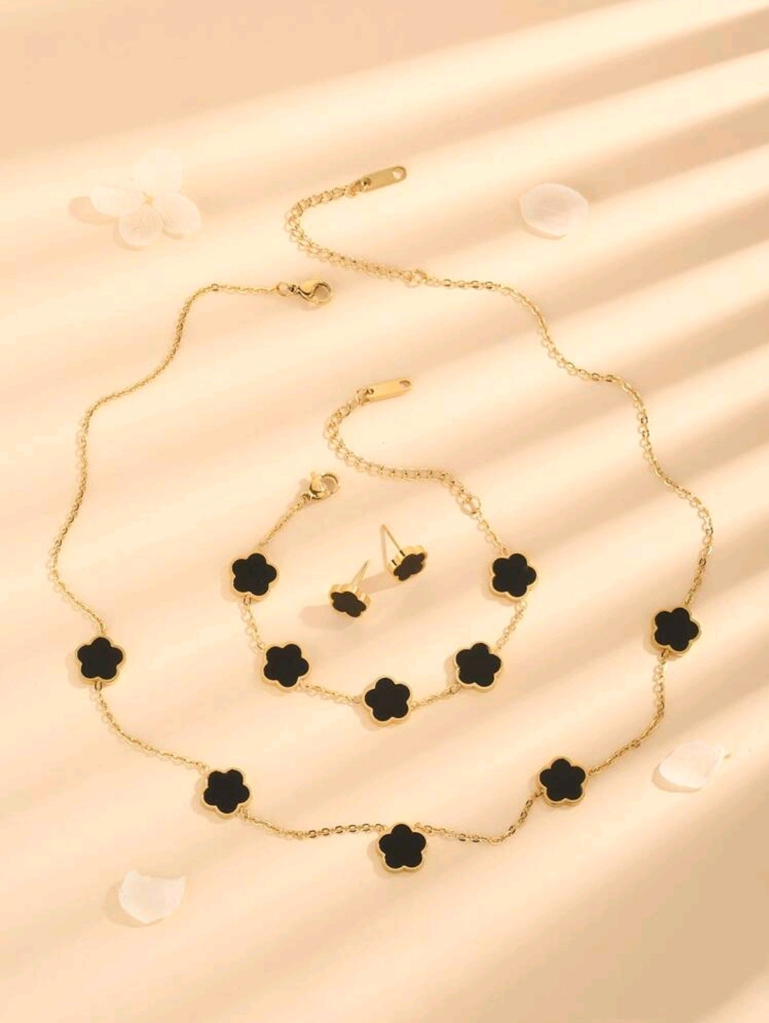 Parure Flora full Black