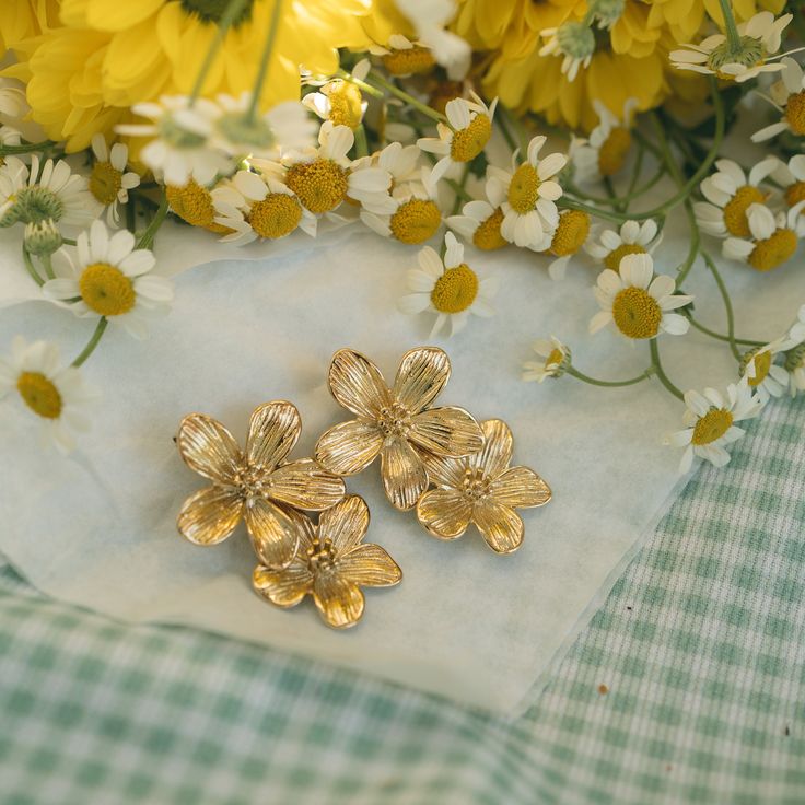 Boucles d’oreilles Dahlila 🌼