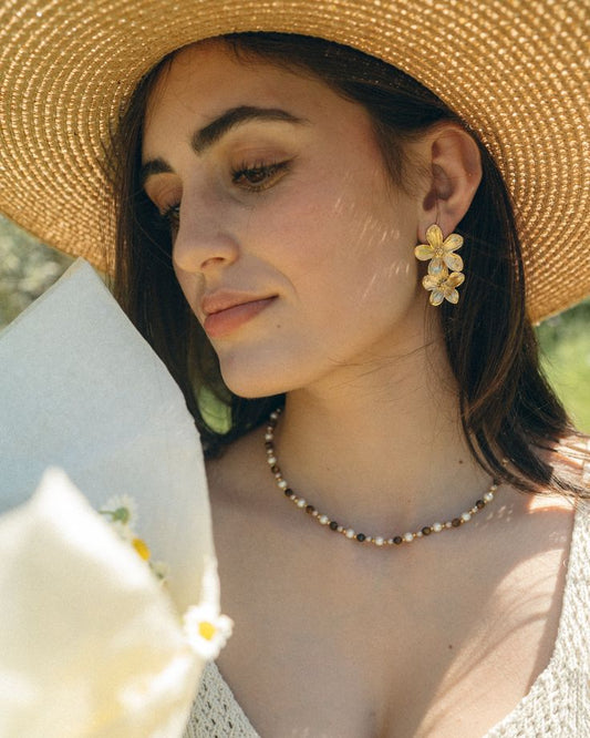 Boucles d’oreilles Dahlila 🌼