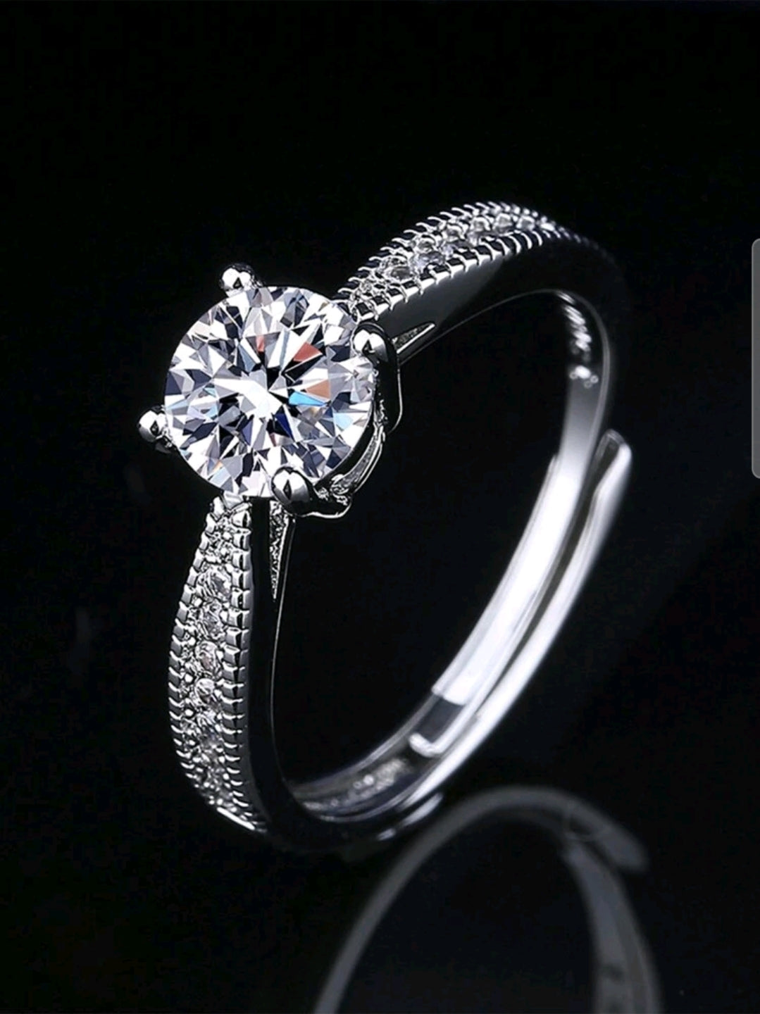 La bague Solitaire